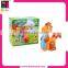 B/O plastic dinosaur toys cartoon animal with music and light