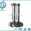 Retractable belt crowd control barrier