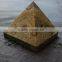 Natural Polished Malachite Display Crystal pyramid for decoration