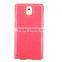 Pink pu skin strip leather phone holder for samsung galaxy note 2 3 4 wallet phone bag for samsung phone models wholesale