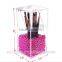 Clear acrylic cosmetic makeup brush holder for cosmetic organize