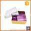 food grade rigid empty chocolate boxes packaging with paper tray