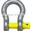 drop forged hardware alloy steel/carbon steel lifting hoist BW shape high strength shackle(alloy steel)