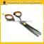 6.0 inch black color professional hair thinning cutting scissor, Europe type teeth,left hand use
