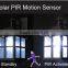 wholesale antique design iron motion sensor solar wall light solar wall light with PIR sensor