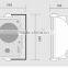 FT-206 40W High Quality Best Price OEM Wall Mount Stereo Speakers