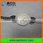 50mm diameter crystal 3D two side emitting light RGB color programmable LED ball