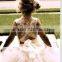 KE236 White Tulle Ball Gown Flower Girl Dresses Bow Pattern For Wedding 2016