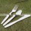 7" Eco-Friendly Plastic Luxury cutlery Plastic Straight Spoon, Plastic Fork, Plastic Knife