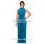 2016 Hot Selling Slim Sleeveless Ruffled Long Dress Graceful Knotted Maxi Dresses MK-KF5100