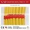 1/2" 3/4" 1" yellow color PE Cover 304 steel bellows gas pipe