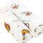 customized pattern baby muslin blanket baby bath towel