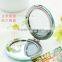 PU leather handmade foldable beauty folding compact cosmetic mirror for girls