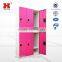 6 Door Electronic Lock Lockers/Colourful Electronic Lock Steel Locker Cabinet