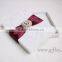 Fashion New High Quality Wedding Invitation Silk Boxes