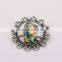 China Wholesale Brooch Silver Plated Fairy Spirit Crystal Brooch Pins Jewelry Fashion Factory
