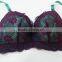 Free Sample Push Up Thick Pad Very Sexy Floral Lace Bra
