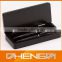 High quality custom made-in-china black luxury wooden pen box with glass lid (ZDS-F007)
