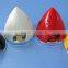 Four Colors RC Aircraft Parts 51mm Metal Base Nylon Pointed Spinners Plastic Pocked Cover/Border Metal Screw Propeller Spinner