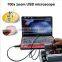700X Mini Portable Manual zoom USB Digital Microscope