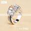 Jingli Jewelry Fashion Flower Shaped Wedding Ring For Women (YJ-392)