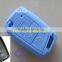 V 3 button smart key pack (light blue) silica gel