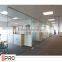 Custom aluminum frame office glass wall partitions