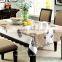 Wave Sewing Edge Water Proof PVC Table Cloth