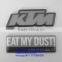 3D resin black and silver aluminium clear epoxy resin dome sticker