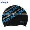 CNYE swimming cap print silica gel men cheap price swimming for cap