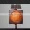400MM solar panel LED traffic warning signal traffic light blinker