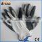 BSSAFETY polyester knitting cheap thin work gloves with nitrile coated