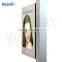 55inch double screen fan-cooling outdoor LCD display (Light stand model)