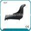 Compact steel pan seat for road sweeper truck