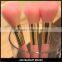 heart shape blush brush rose golden Irregular shape cosmetic brush girl face brush