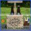 folk art polished wood beer crates with factory price