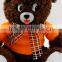 Custom plush teddy bear toy stick out tongue (no need battery)