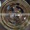 Gold-plating chrome steel wheels