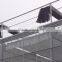 Galvanized steel structure glass cover used commercial greenhouses