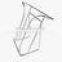 6 pack literature Holder Display Stand