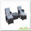 Audu Outdoor Furniture General Use and No Folded High Back Wicker Rattan Chairs