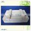 recyclable plate lid antique rustic cuboid paulownia wooden box