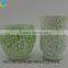 votive candle glass with decorative pattern