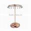 Metal countertop rotating jewelry display stand