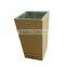 Outdoor balcony big PE rattan flower pot for garden