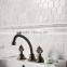 MM-CV256 Hot product indoor design natural white hexagon marble and stone mosaics tiles