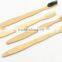 colorful soft bristle bammboo tooth brush, toothbrush with bamboo handle
