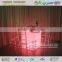 LED Flashing Dining Table Colour Changing Tempered Glass Table Lighted Square Dining Tables