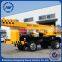 Small Telescopic Boom Crane 4 Ton Truck Crane With Self Made Chassis