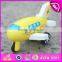 wholesale kids mini wooden toy plane W04A198-S